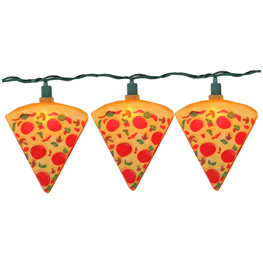 Pizza Slice Decorative Lights Set Image 1