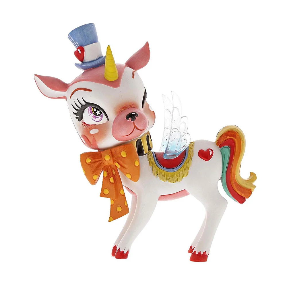 The World of Miss Mindy Unicorn Deer Light of Day Statue Image 1