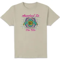 Power Rangers Morphed Into 90's Unisex T-Shirt - White Vintage Wash
