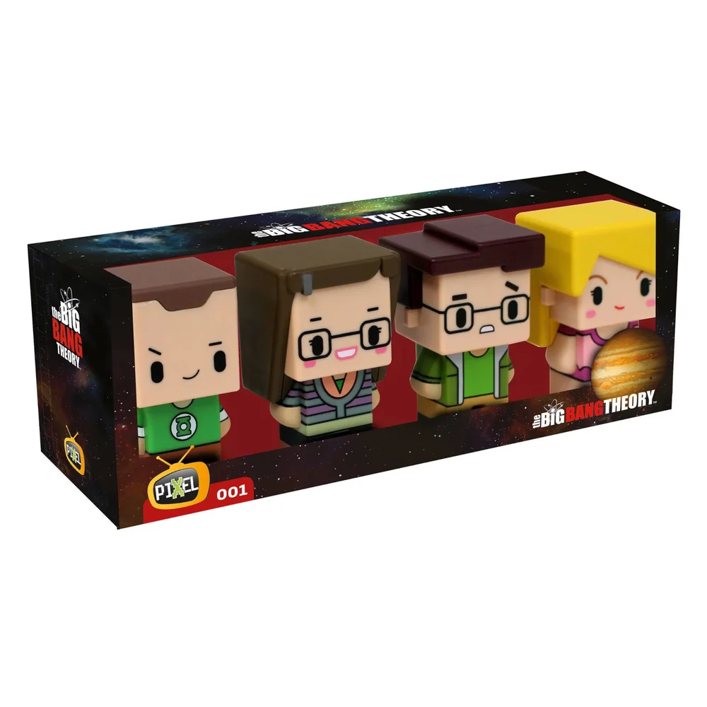 Pixel Figure Big Bang Theory Set 4 Figures 7cm Image 1