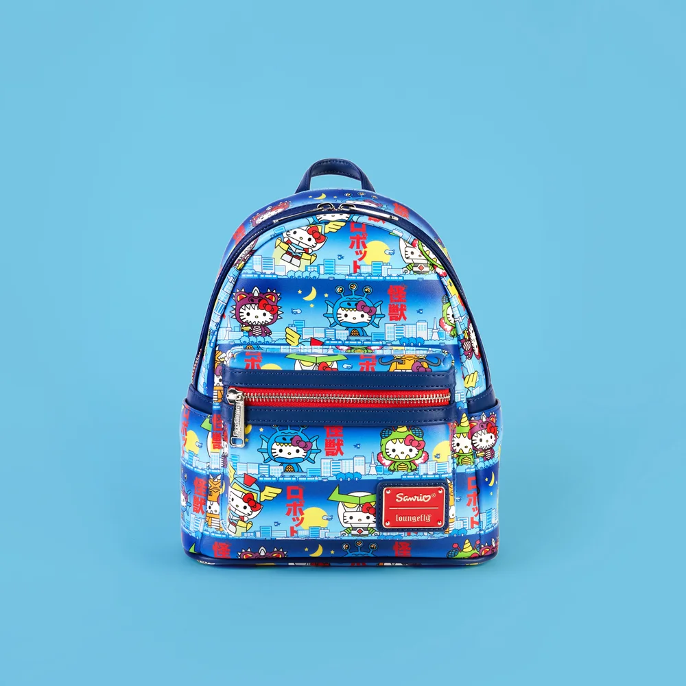 Loungefly SDCC Sanrio Hello Kitty kaiju Mini Backpack - VeryNeko Exclusive Image 1