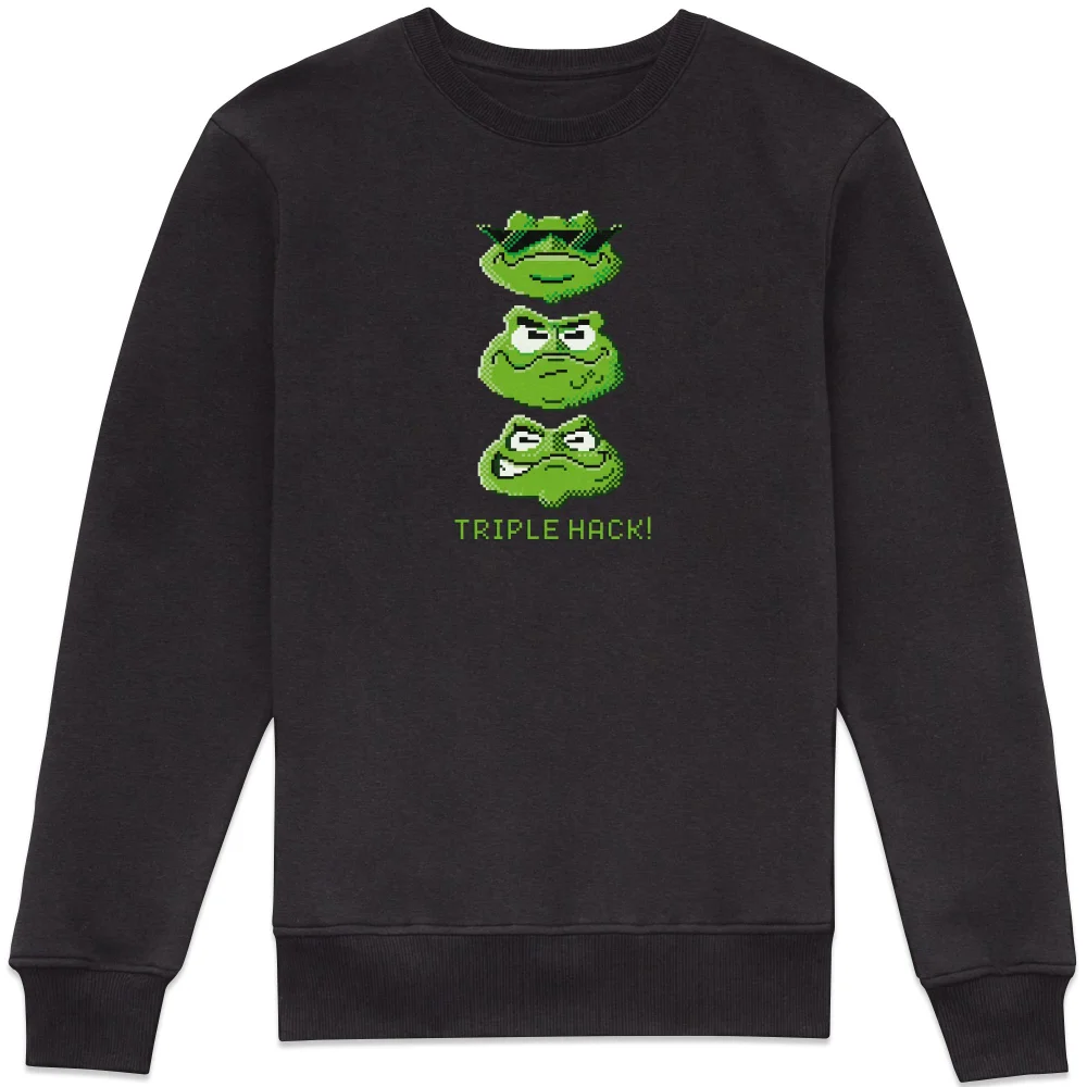 Battletoads Triple Hack! Unisex Sweatshirt - Black - S - Black Image 1