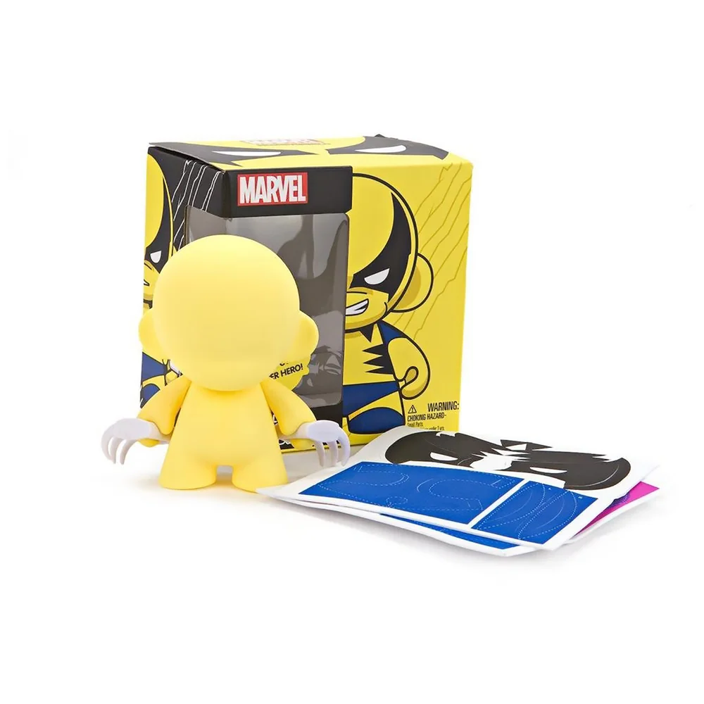 Kidrobot Marvel Mini Munny Wolverine Inch 4 Yellow Image 1