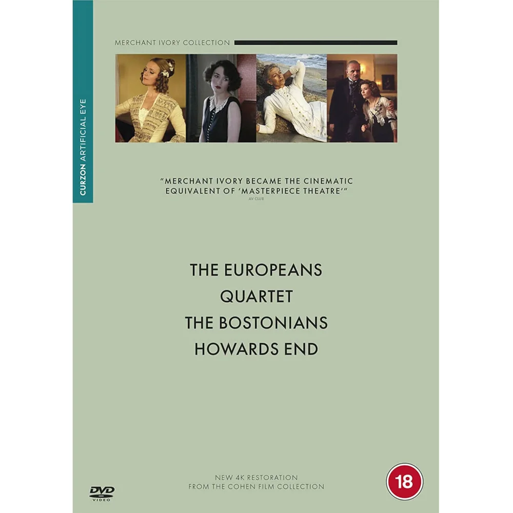 Merchant Ivory Boxset (Quartet / Howard's End / The Bostonians / The Europeans) Image 1