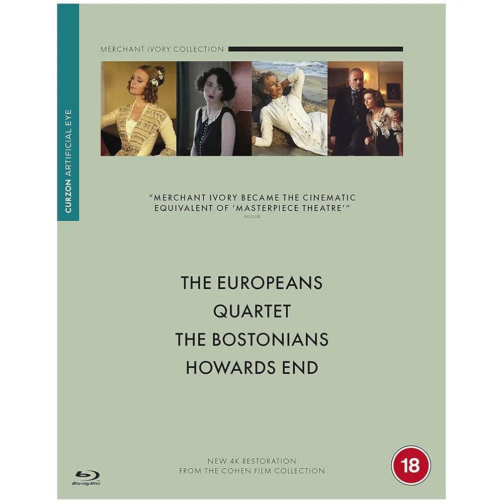 Merchant Ivory Boxset (Quartet / Howard's End / The Bostonians / The Europeans) Image 1