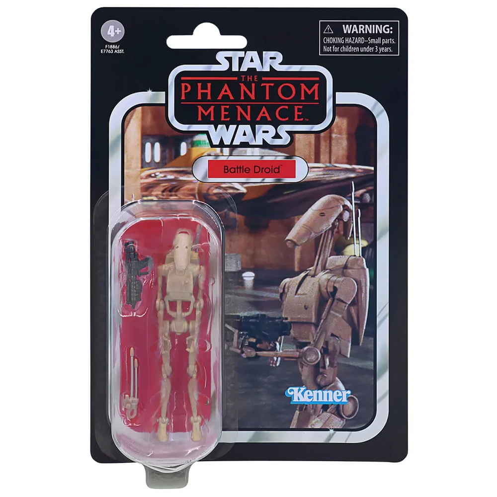 Hasbro Star Wars The Vintage Collection Battle Droid 3.75-Inch Scale Star Wars: The Phantom Menace Figure Image 1