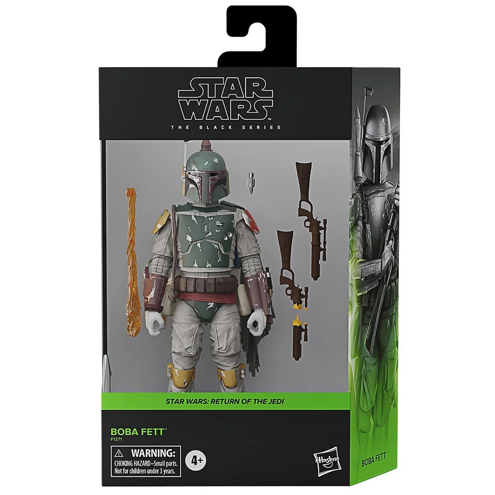 Hasbro Star Wars The Black Series Boba Fett 6-Inch-Scale Collectible Deluxe Figure Image 1
