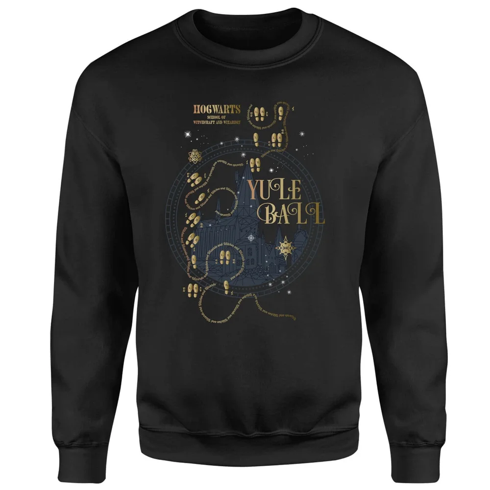 Harry Potter Hogwarts Yule Ball Sweatshirt - Black - S Image 1