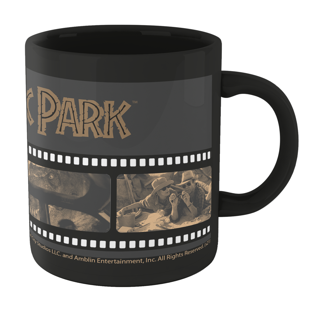 Jurassic Park Film Reel Mug - Black Image 1
