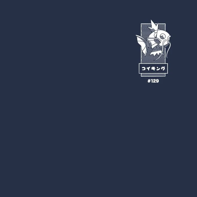 Pokémon Magikarp Evolution Unisex T-Shirt - Navy