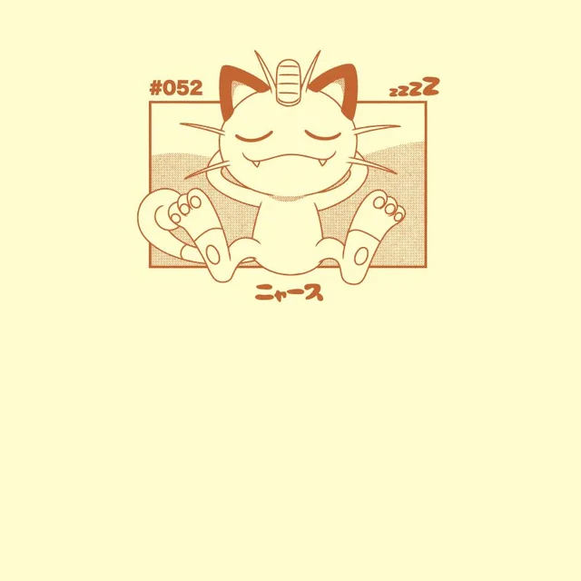 Pokémon Meowth Unisex T-Shirt - White Vintage Wash