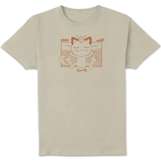 Pokémon Meowth Unisex T-Shirt - White Vintage Wash