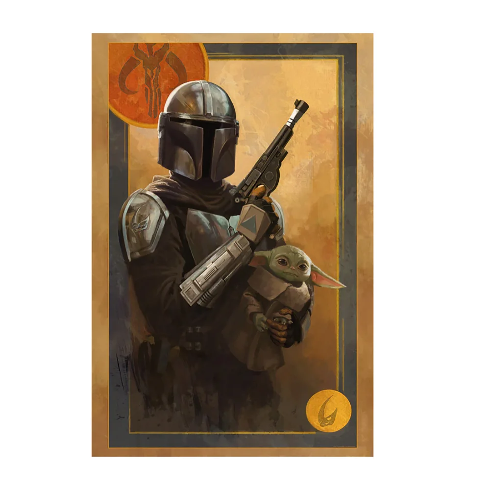 Star Wars The Mandalorian "Tribe of Two" Lithograph by Kayla Woodside Image 1