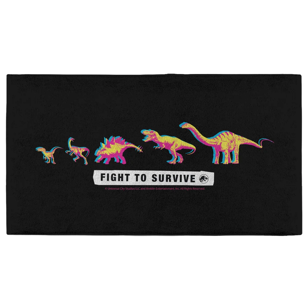 Jurassic Park Fight To Survive - Fitness Towel Image 1