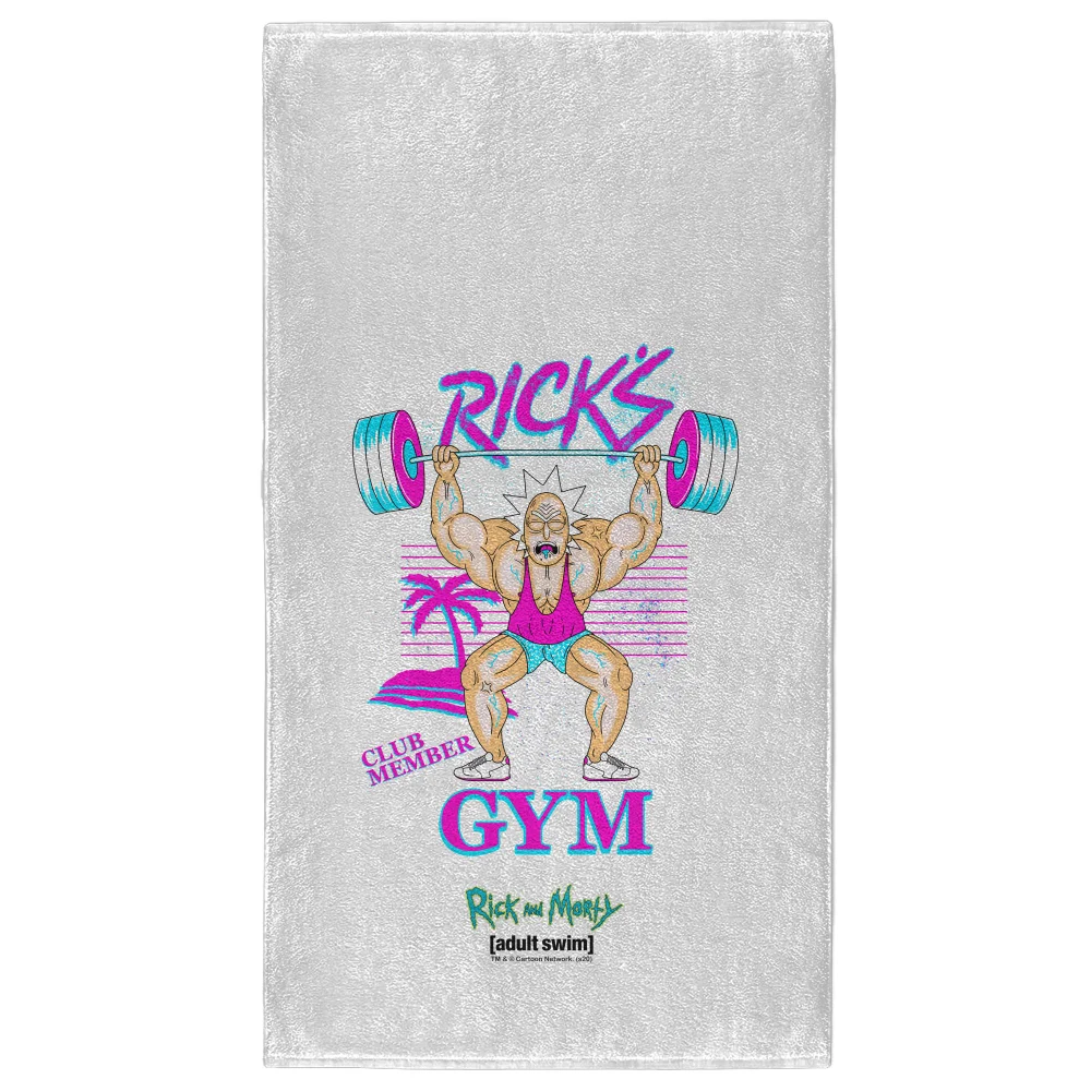 Rick and Morty Ricks Gym - Fitness Towel Image 1