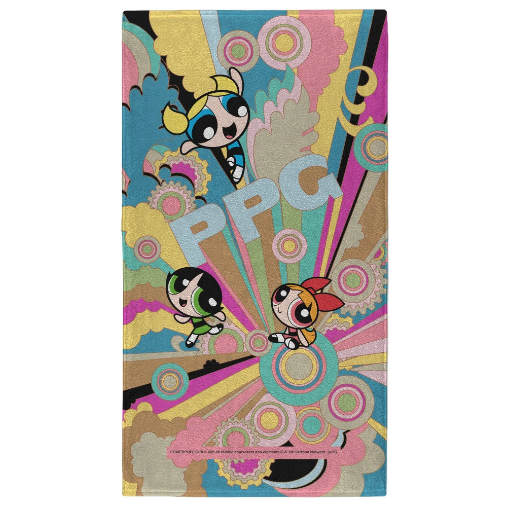 The Powerpuff Girls Colourful - Fitness Towel Image 1