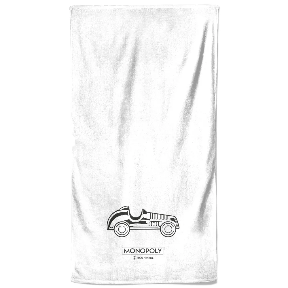 Monopoly Car Figure Beach Towel Image 1