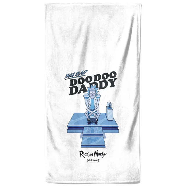 Rick and Morty Doo Doo Daddy Beach Towel
