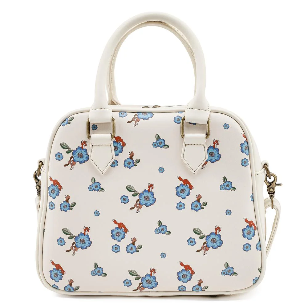 Loungefly Disney Fox and Hound AOP Floral Crossbody Image 1