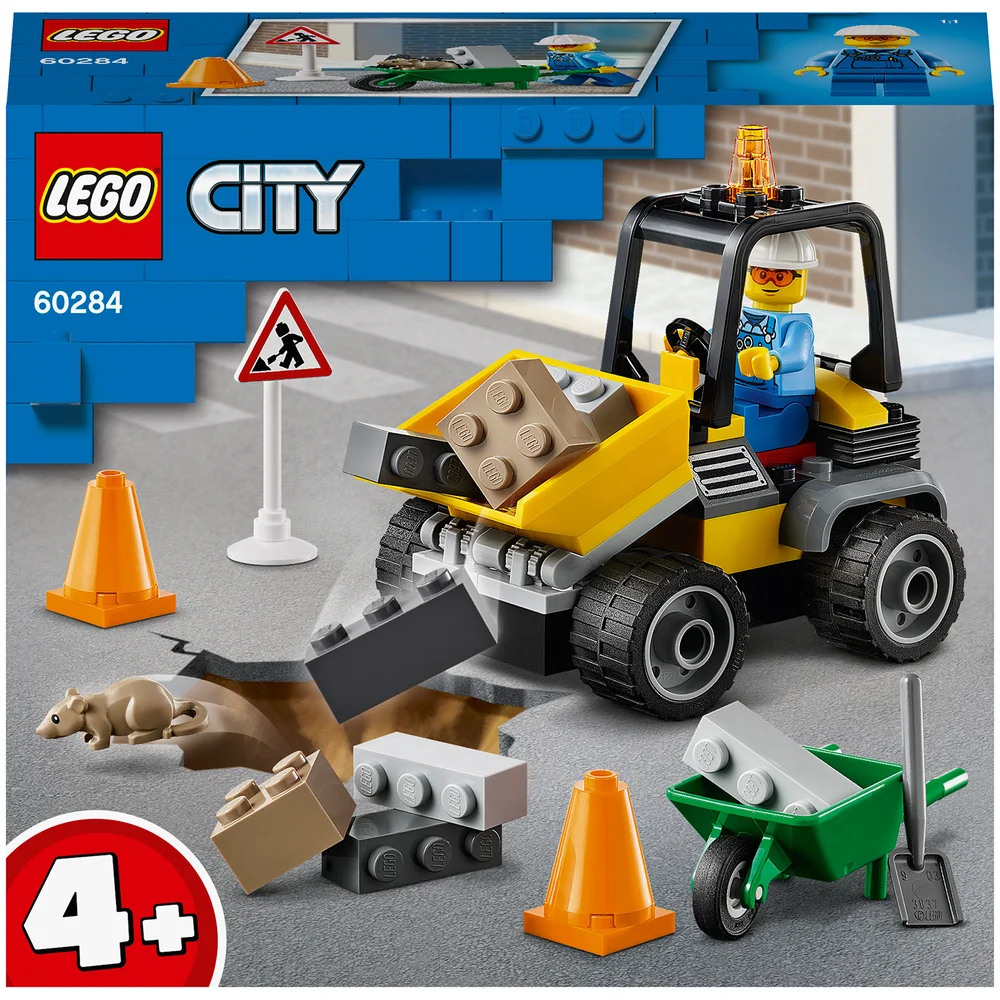 LEGO City: Great Vehicles Roadwork Truck Toy (60284) Image 1