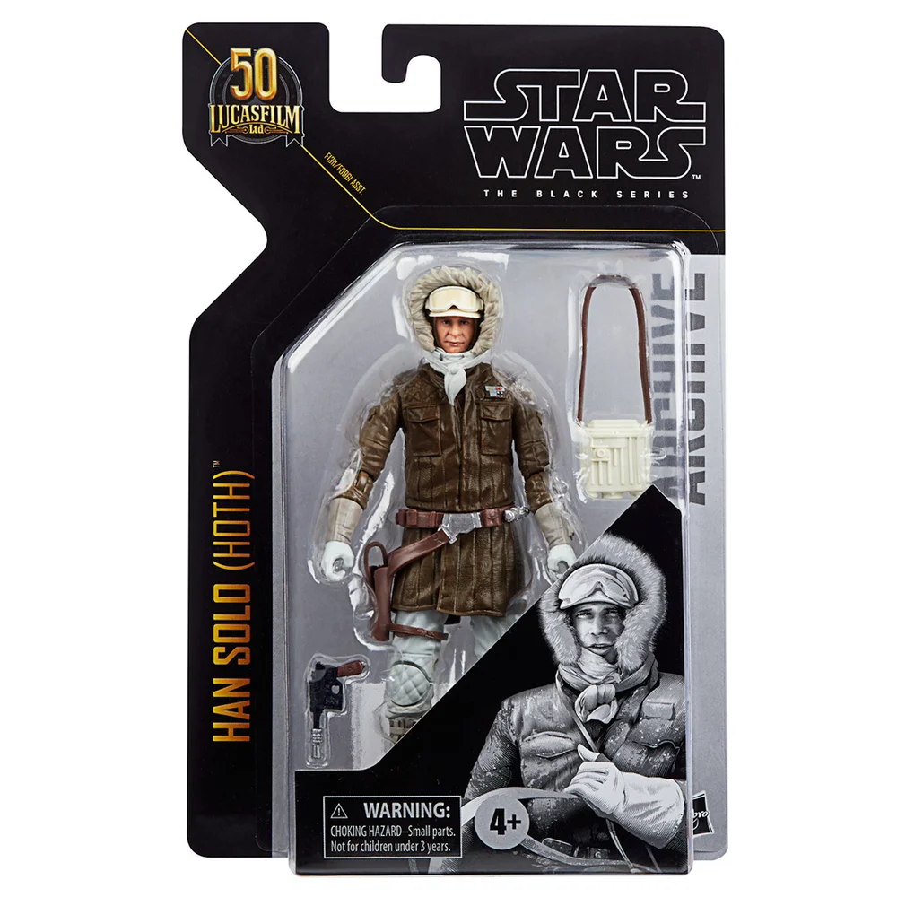 Hasbro Star Wars The Black Series Archive Han Solo (Hoth) Action Figure Image 1