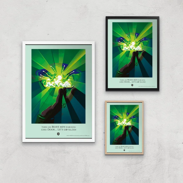 Game of Thrones Brave Men Giclee Art Print