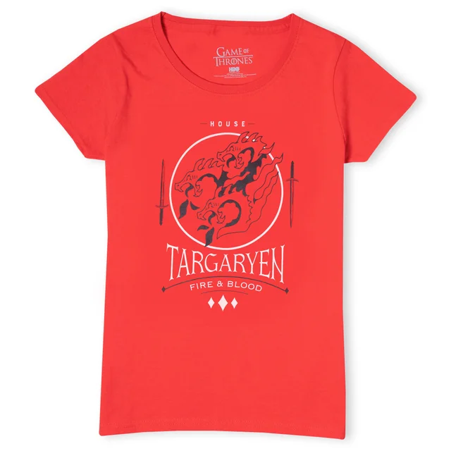 Game of Thrones House Targaryen Women's T-Shirt - Red
