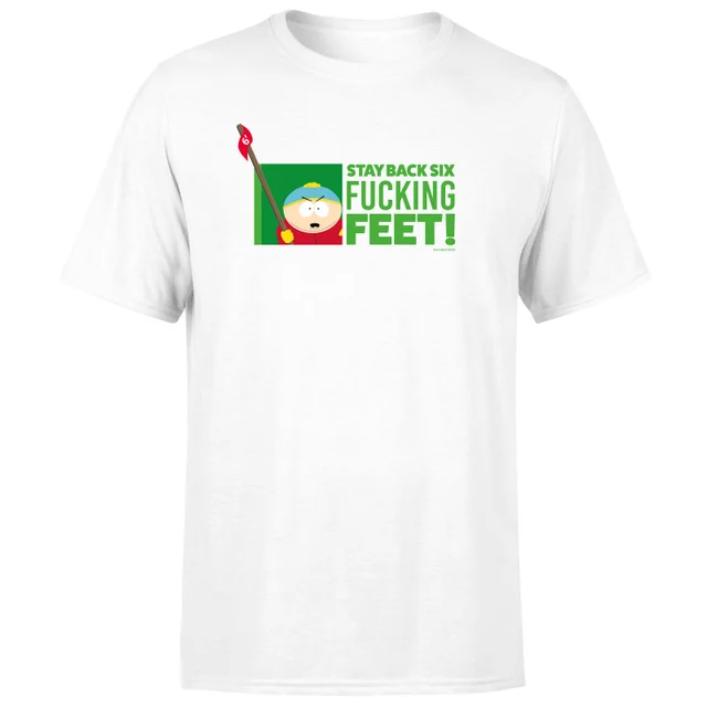South Park Cartman Six Feet Men's T-Shirt - White