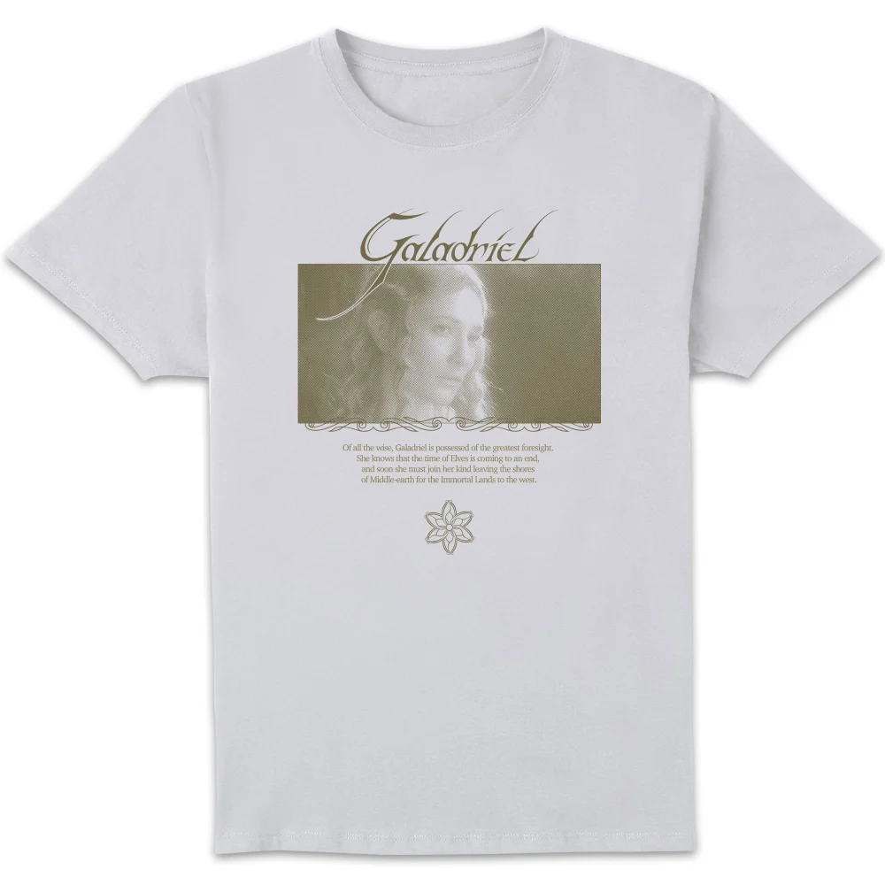 Lord Of The Rings Galadriel Lady Of The Galadhrim Men's T-Shirt - White - XXL Image 1