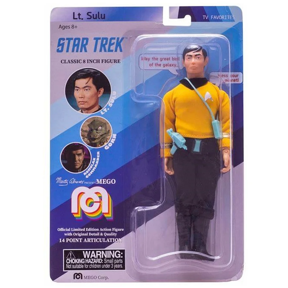Mego 8" Figure - Star Trek Sulu Original Series Image 1