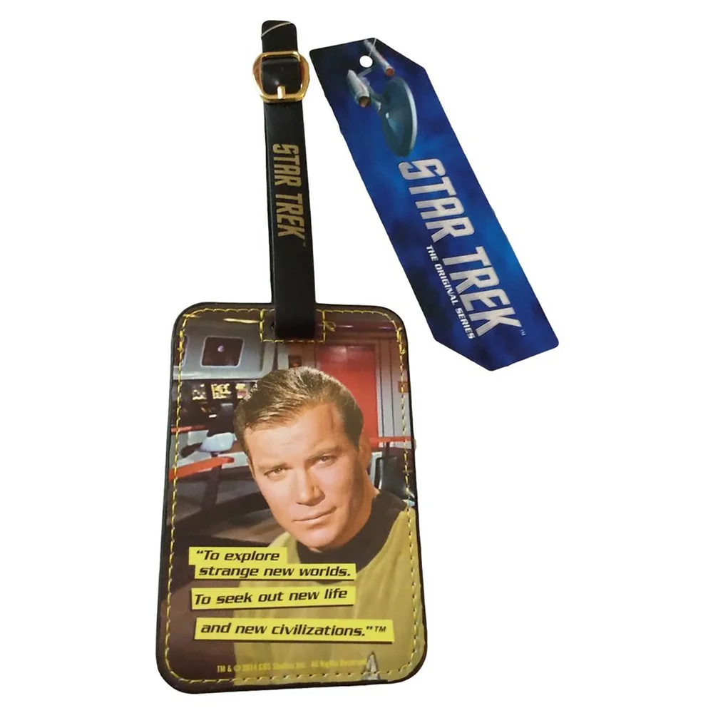Coop Star Trek Luggage Tag Kirk Image 1