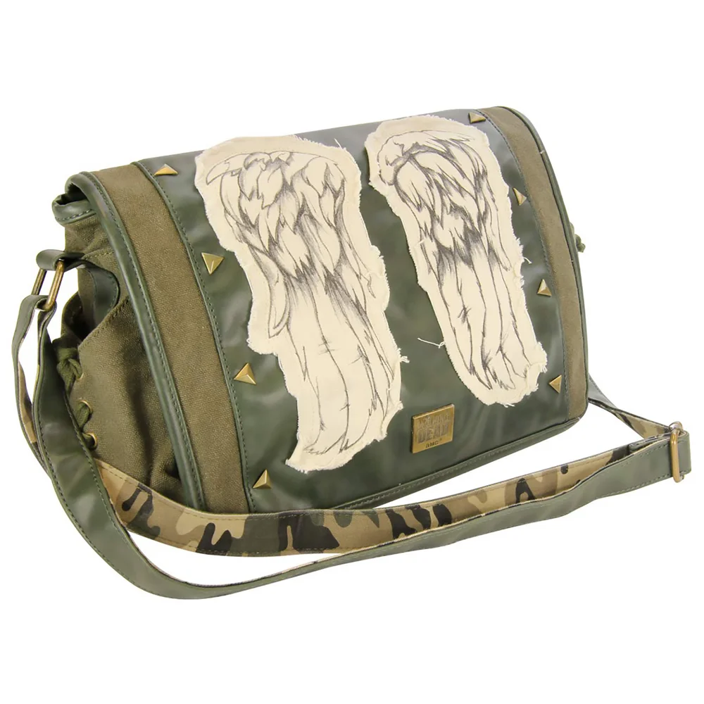 Coop Walking Dead Daryl Wings Messenger Bag Fatigue Green Image 1