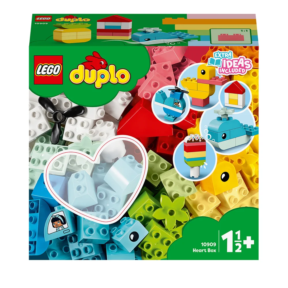 LEGO DUPLO Classic: Heart Box First Bricks Building Set (10909) Image 1
