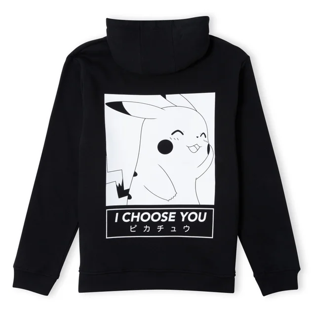 Pokémon I Choose You Unisex Hoodie - Black