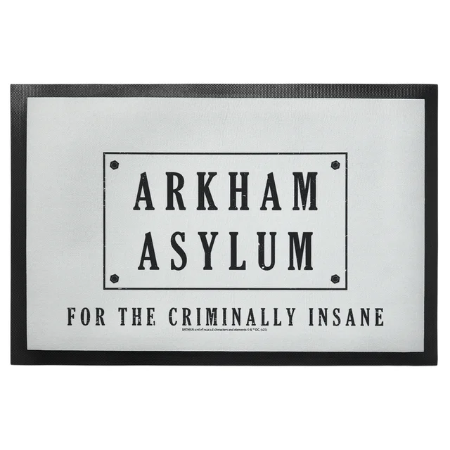 Batman Villains Arkham Asylum Entrance Mat