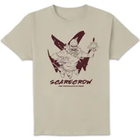 Batman Villains Scarecrow Unisex T-Shirt - White Vintage Wash - undefined undefined