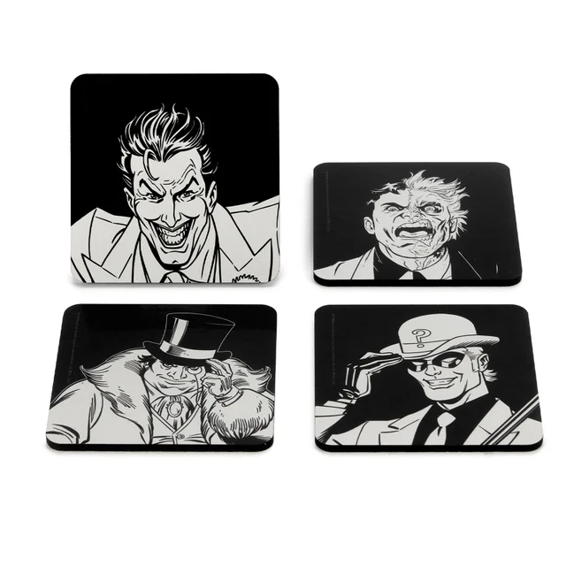 Batman Villains Icon Coaster Set