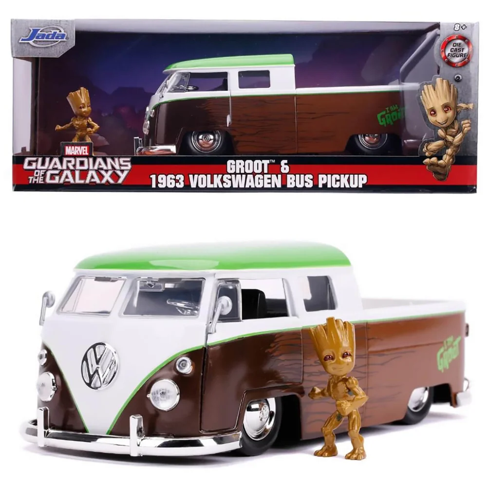 Jada Toys Marvel Groot VW Micro Truck 1:24 Image 1