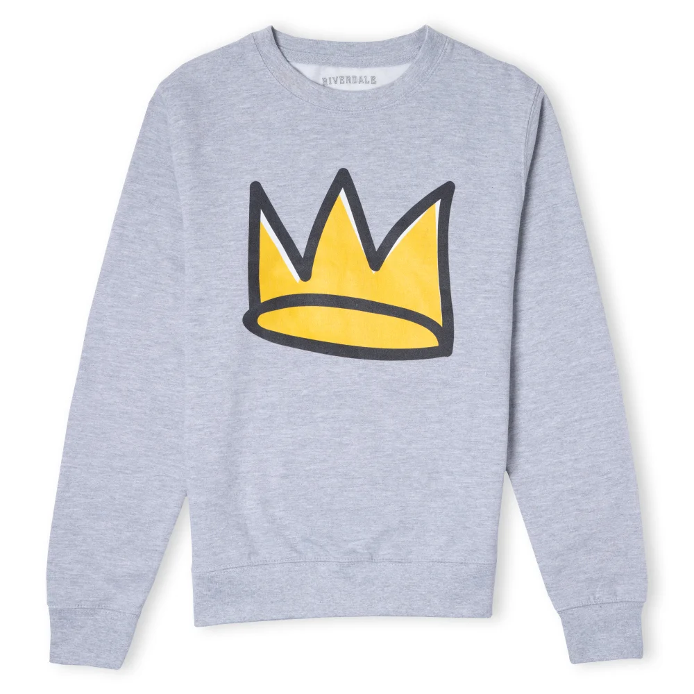 Riverdale Jughead Crown Unisex Sweatshirt - Grey - S Image 1