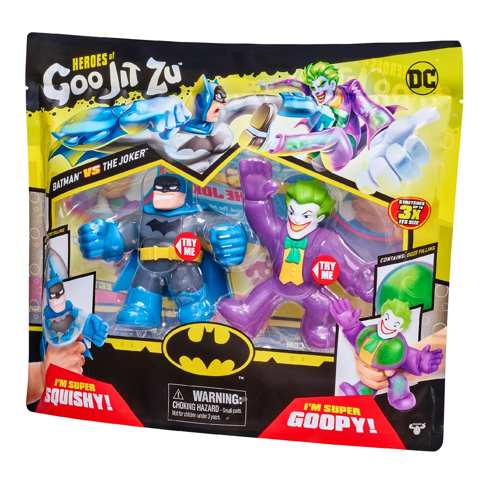 Heroes of Goo Jit Zu DC Versus Pack - Batman VS. Joker Image 1