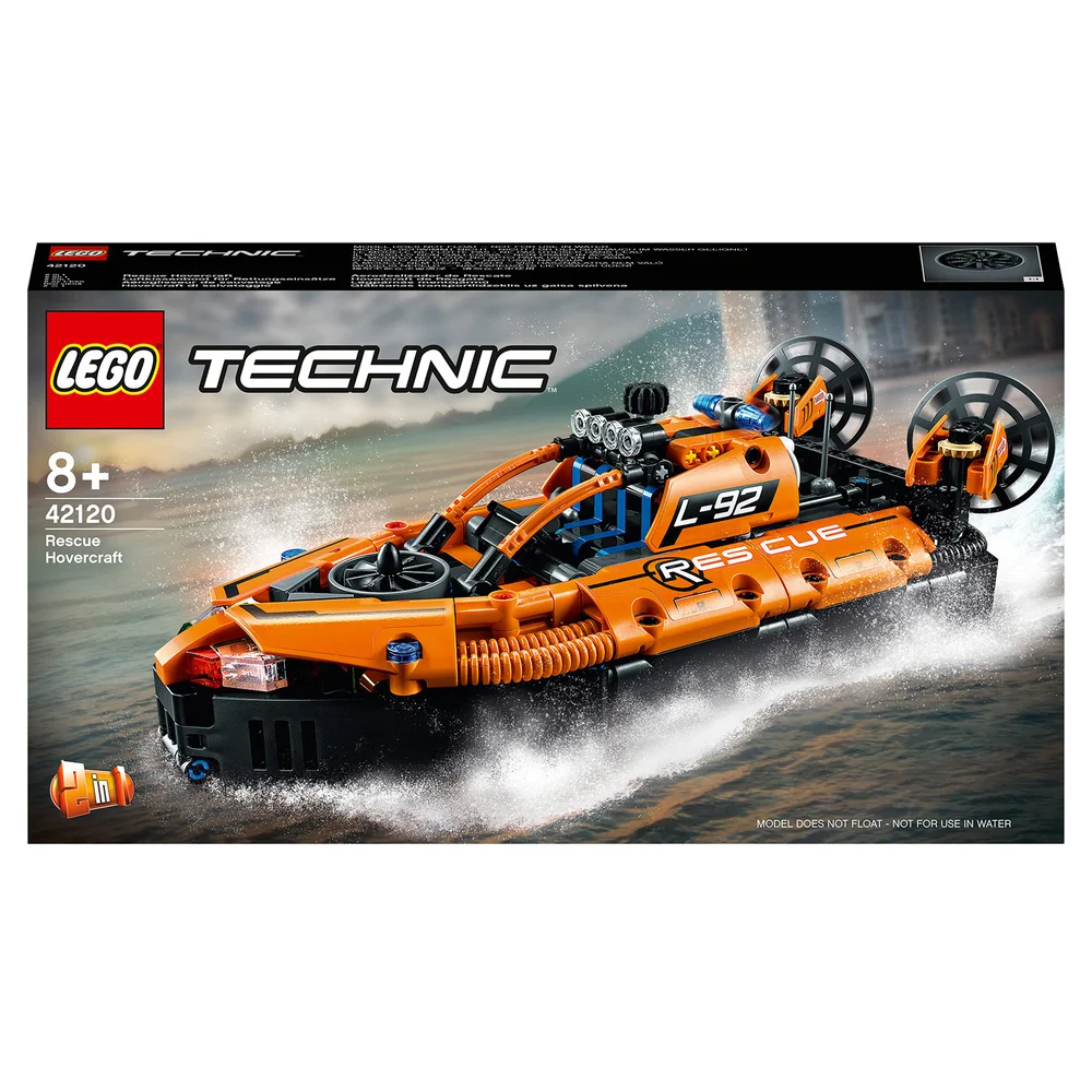 LEGO Technic: Rescue Hovercraft Aircraft 2 in 1 Model Toy (42120) Image 1