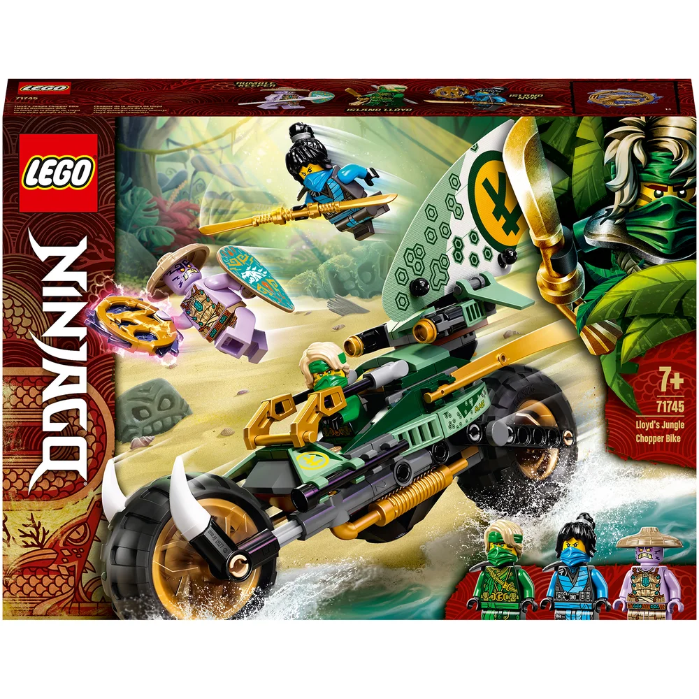 LEGO NINJAGO: Lloyd’s Jungle Chopper Bike Motorbike Toy (71745) Image 1