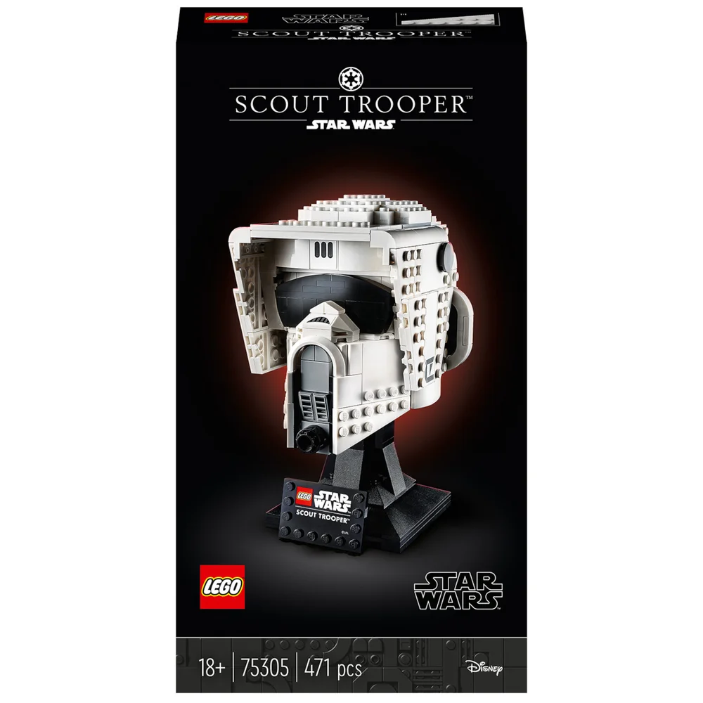 LEGO Star Wars: Scout Trooper Helmet Set for Adults (75305) Image 1