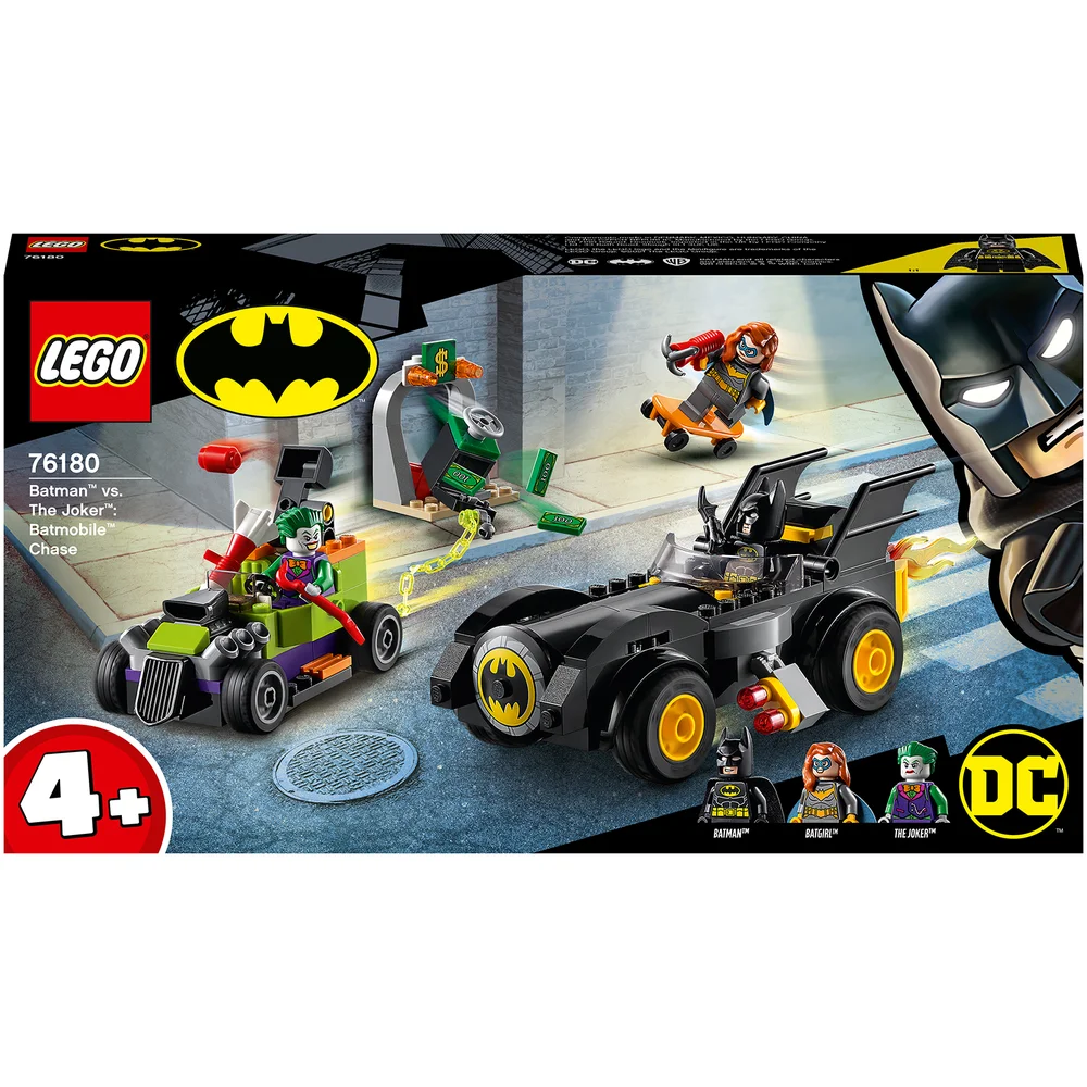 LEGO DC Batman vs. The Joker: Batmobile Chase Toy Car (76180) Image 1