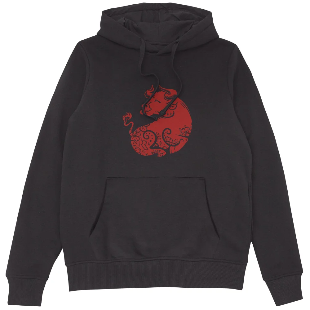 Sea Of Thieves Year Of The Ox Unisex Hoodie - Black - S - Black Image 1