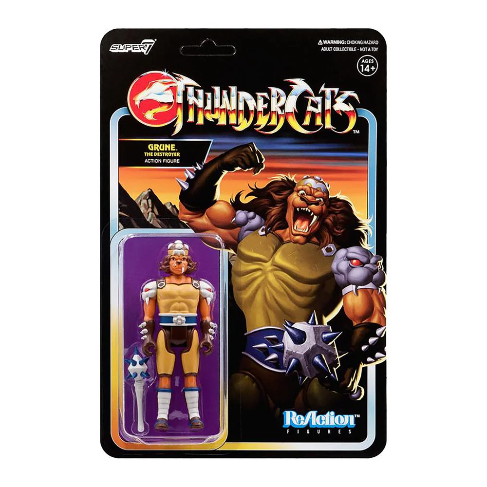 Super7 Thundercats ReAction Figure - Grune The Destroyer Image 1