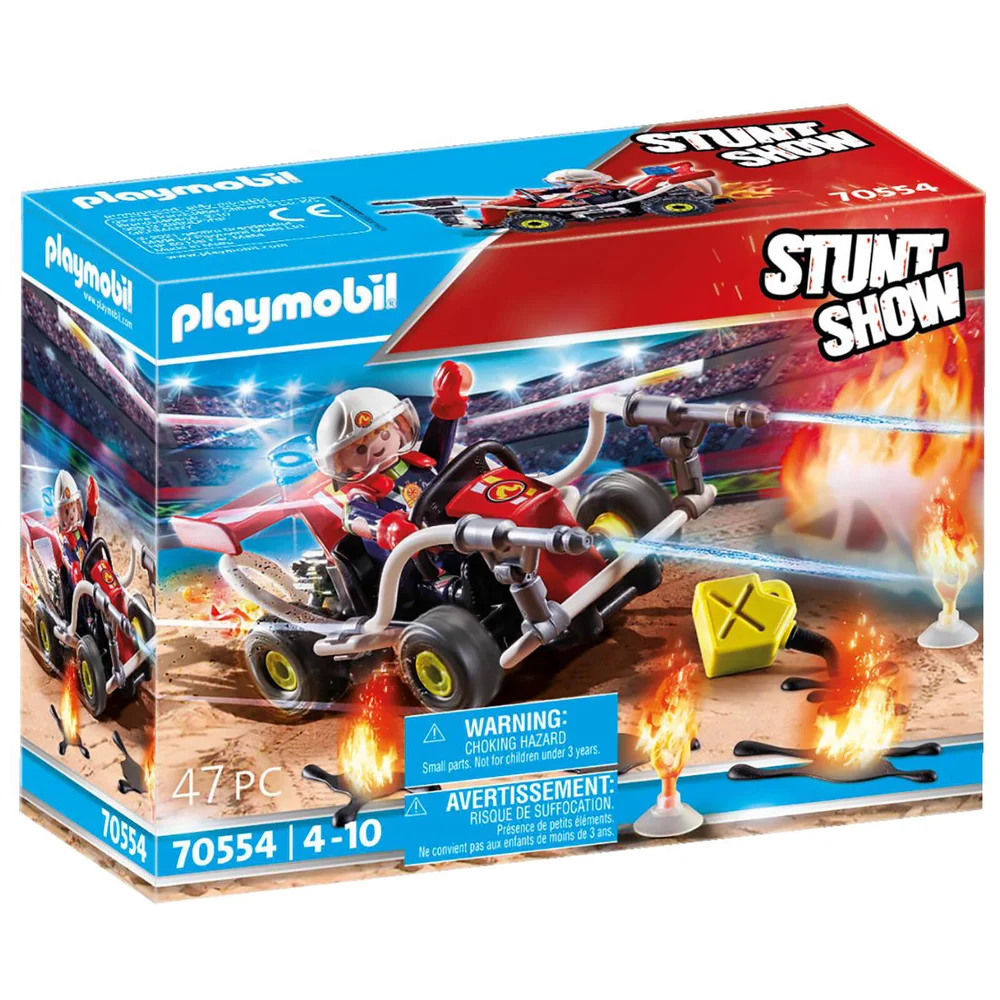 Playmobil Stunt Show Fire Quad (70554) Image 1