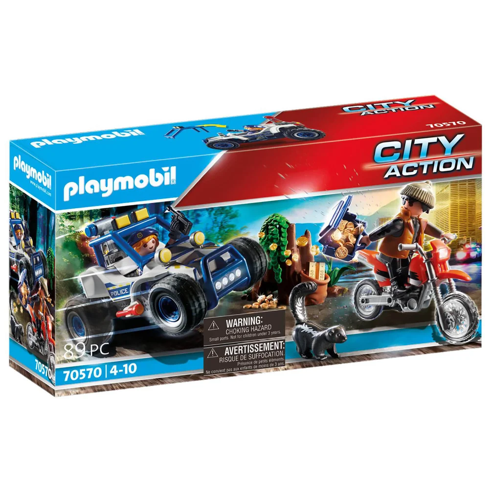 Playmobil City Action Police Off-Road Car with Jewel Thief (70570) Image 1