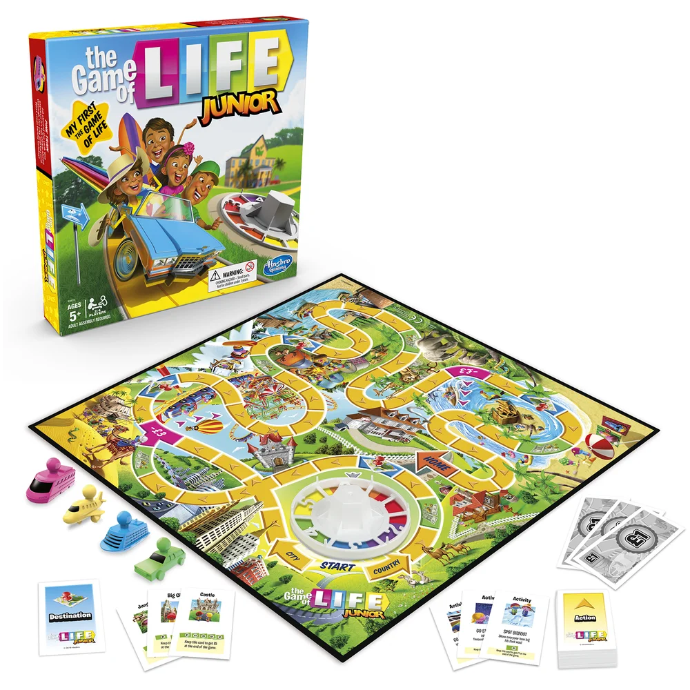 Hasbro Game of Life Board Game - Junior Edition Image 1