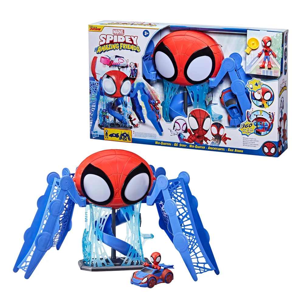 Hasbro Marvel Spidey and His Amazing Friends Webquarters Playset Image 1